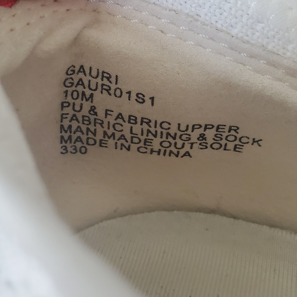 Steve Madden GAURI Dad Sneaker Off-White knit/Hot pink platforms athletic - Picture 15 of 15